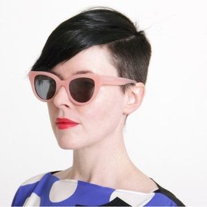 Carla Colour Handmade Pink Unisex Sunglasses